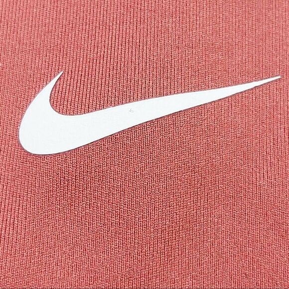 NIKE Women’s Leggings Tight Crop Mid Rise Performance Canyon Rust 1X NEW - Picture 4 of 4